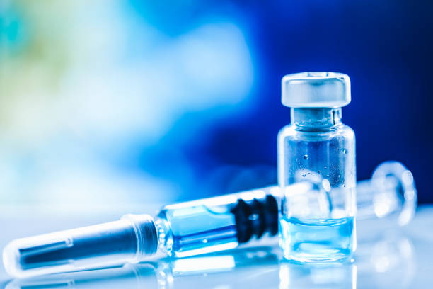 Injectable medications in sealed vials and a disposable plastic medical syringe